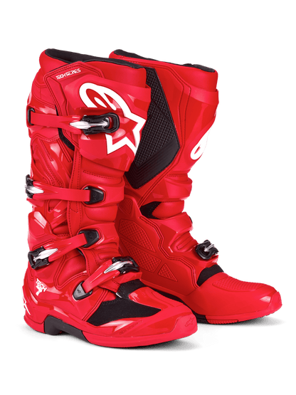 Alpinestars Tech 7 Motocross-Stiefel Leuchtend Rot - MxProStoreParts