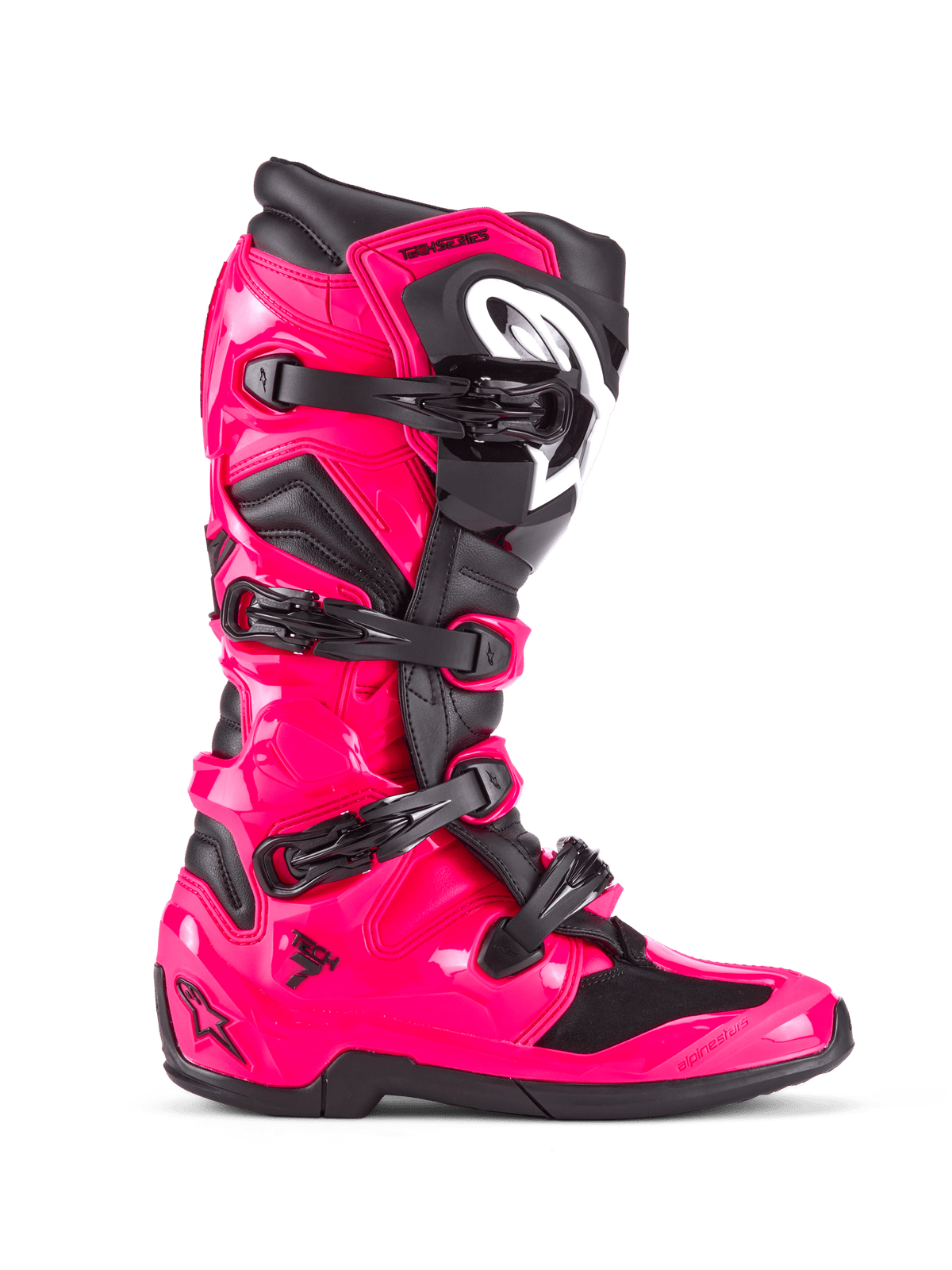 Alpinestars Tech 7 Botas Diva Rosa Negro - MxProStoreParts