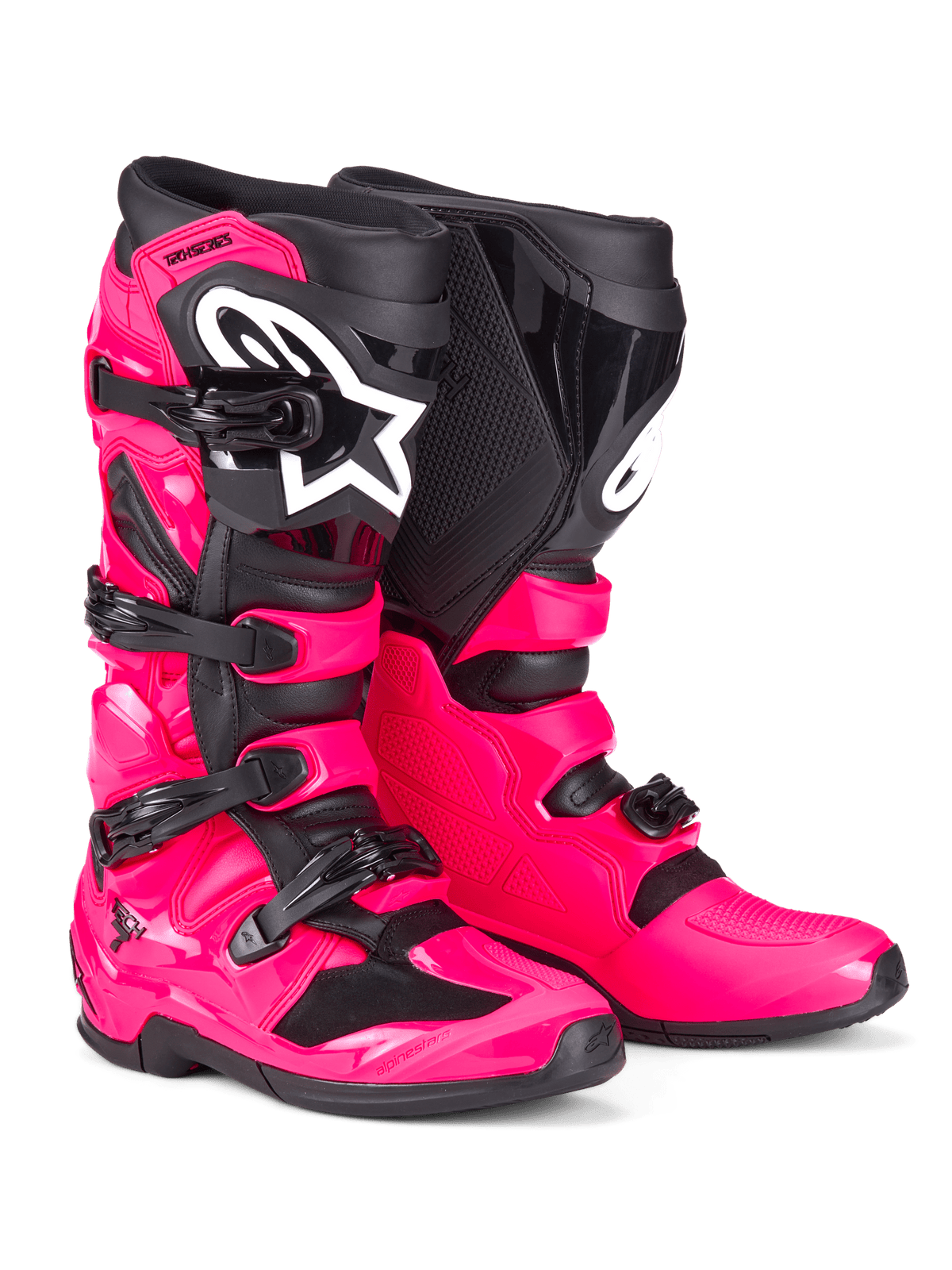 Alpinestars Tech 7 Botas Diva Rosa Negro - MxProStoreParts