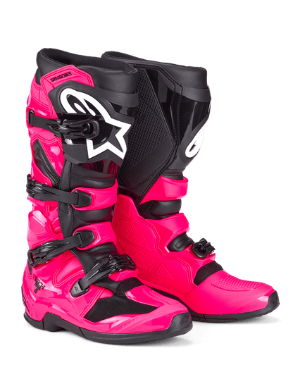 Alpinestars Tech 7 Botas Diva Rosa Negro - MxProStoreParts