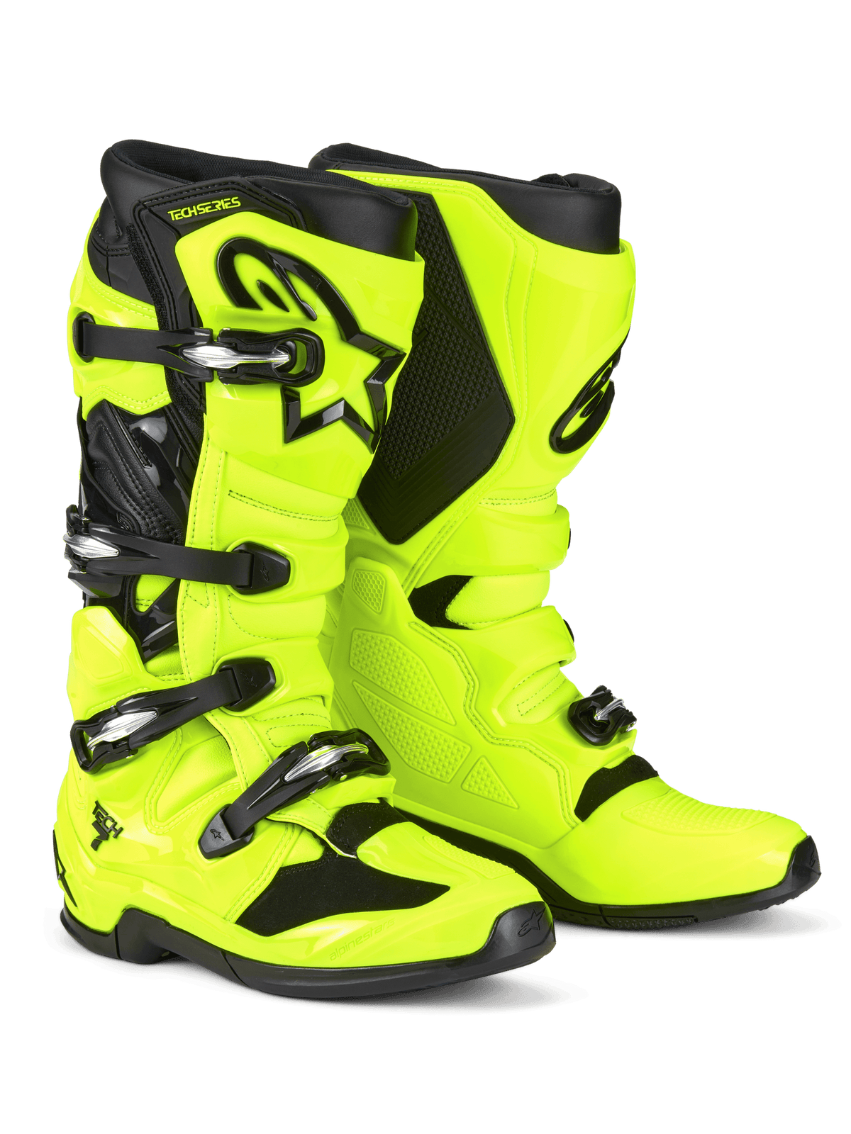 Alpinestars Tech 7 Botas Fluorescente Amarillo y Negro - MxProStoreParts