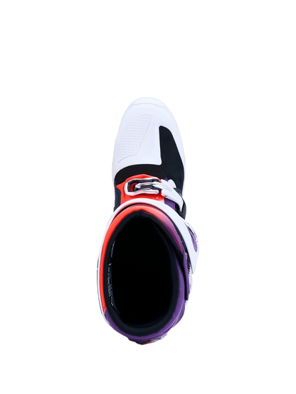 Alpinestars Tech 7 Botas Morado Blanco Azul Oscuro Rojo Fluorescente - MxProStoreParts