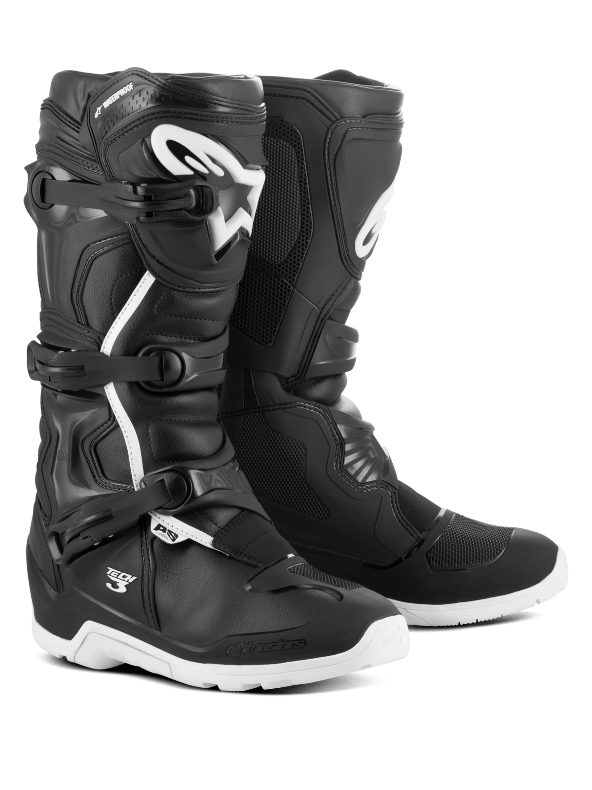 Alpinestars Tech 3 Enduro Waterproof Boots Black White - MxProStoreParts