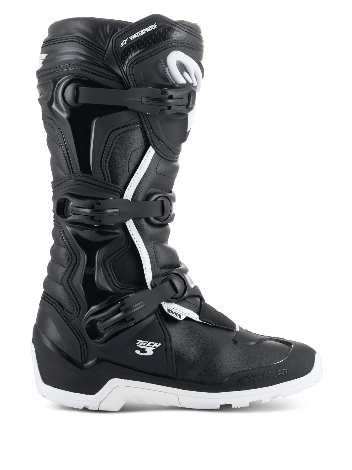 Alpinestars Tech 3 Enduro Waterproof Boots Black White - MxProStoreParts