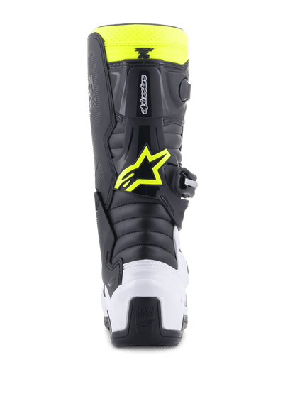 Alpinestars Tech 7S Bottines de Motocross pour Jeunes Noir Bleu Jaune Fluo - MxProStoreParts