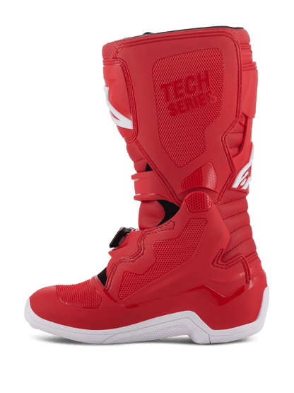 Alpinestars Tech 7S Bottes Junior À Semelle Protectrice Rouge - MxProStoreParts