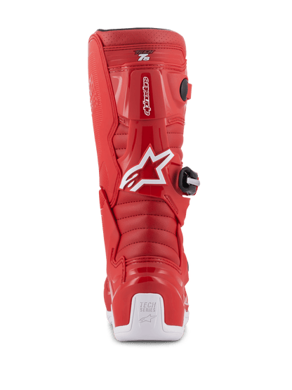 Alpinestars Tech 7S Bottes Junior À Semelle Protectrice Rouge - MxProStoreParts
