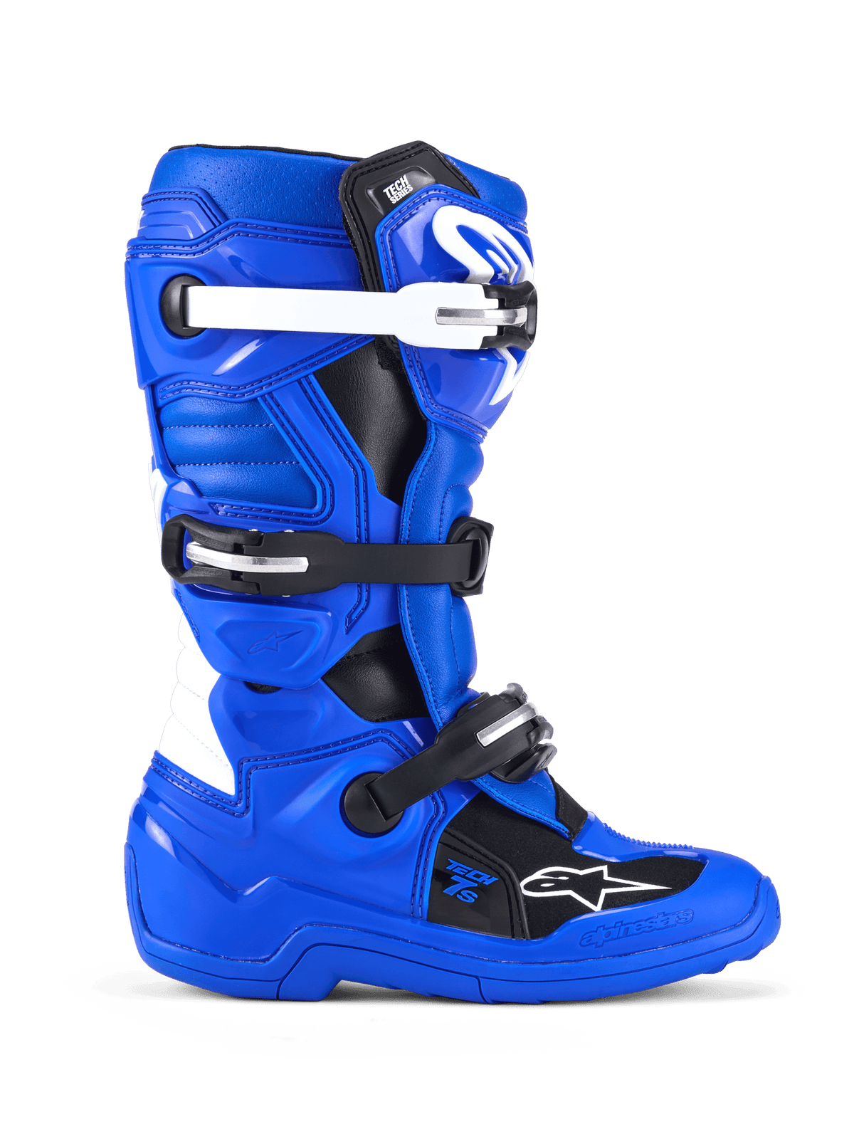 Alpinestars Tech 7 S Botas de Moto para Niños Azul Negro Blanco - MxProStoreParts