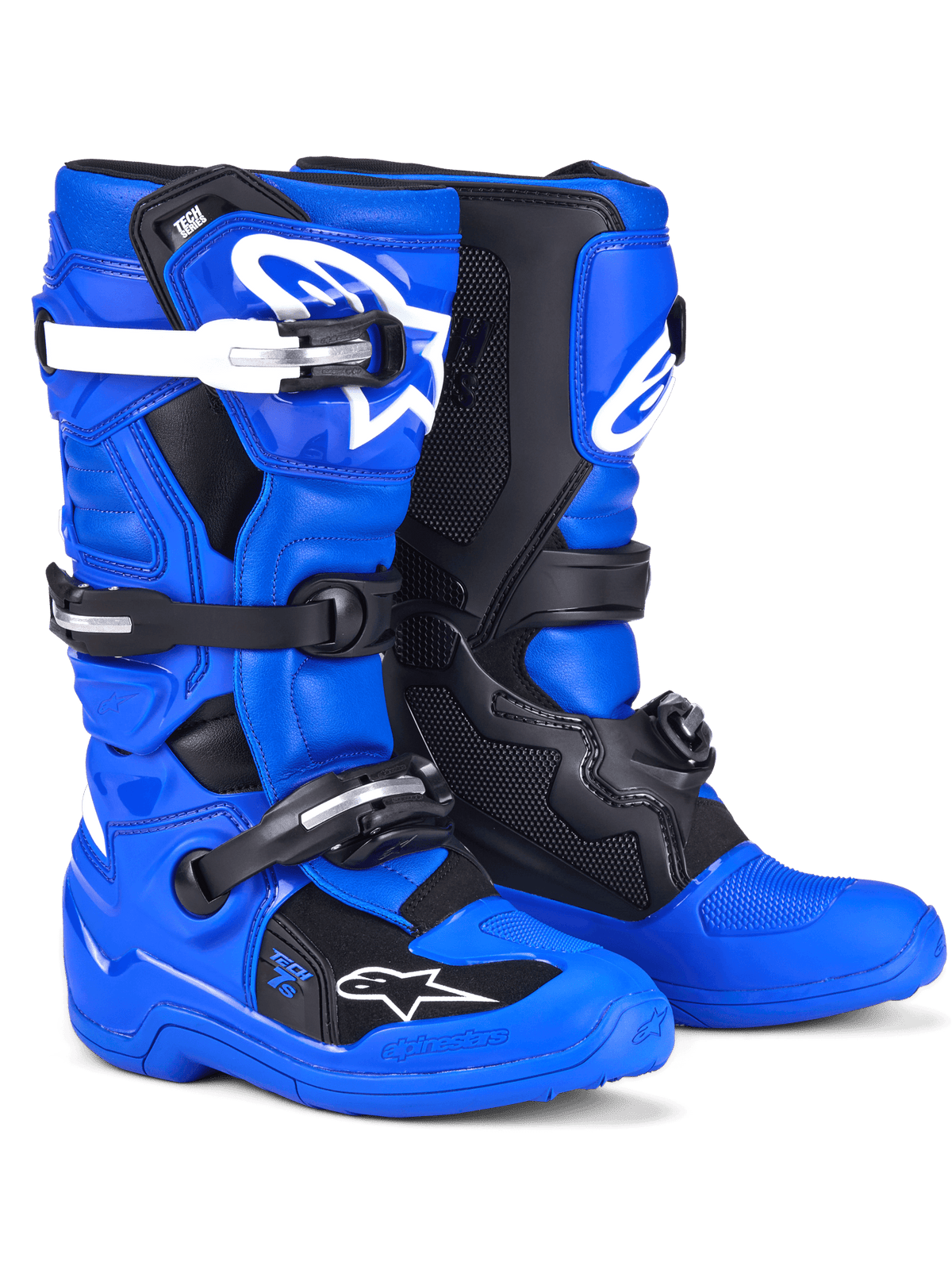 Alpinestars Tech 7 S Botas de Moto para Niños Azul Negro Blanco - MxProStoreParts