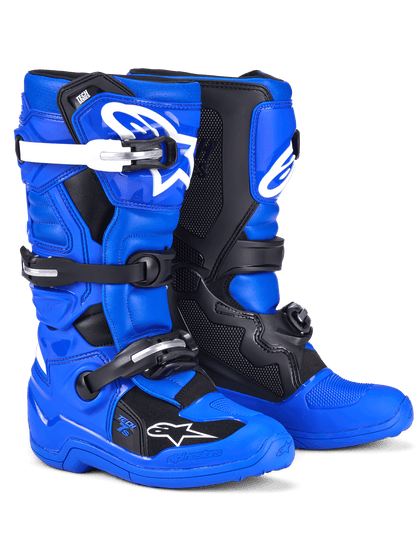 Alpinestars Tech 7 S Botas de Moto para Niños Azul Negro Blanco - MxProStoreParts