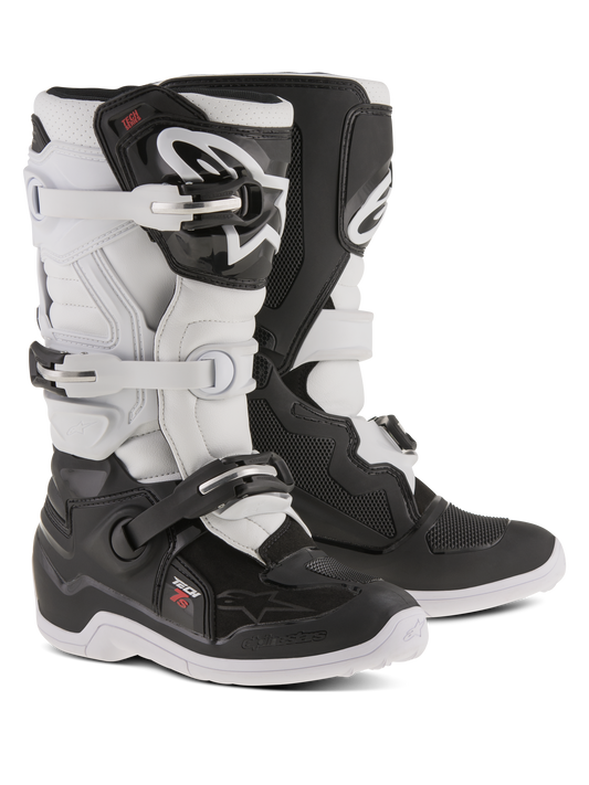 Kids' Tech 7S Boots Black and White