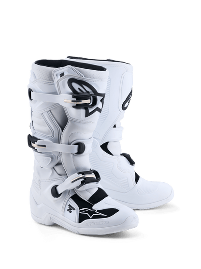 Alpinestars Youth Tech 7S White Boots - MxProStoreParts
