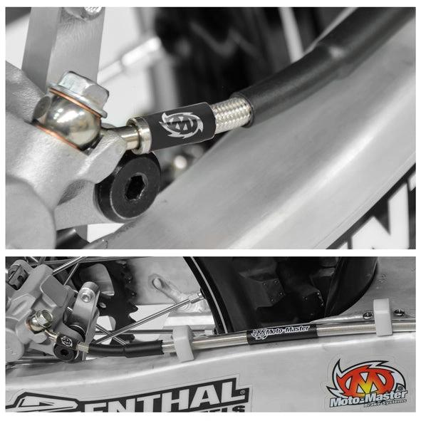Moto Master línea de freno trasera para KTM/HUSQVARNA/GAS GAS 65cc - MxProStoreParts