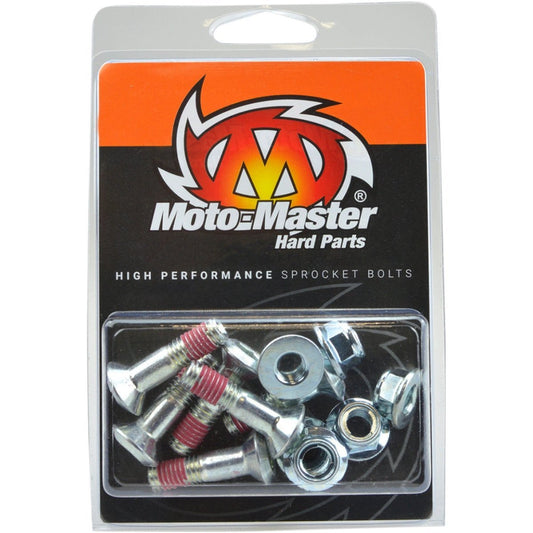 Moto Master Boulons de pignon arrière M8 x 30mm - 6 pièces pour moteurs japonais Honda/Kawasaki/Suzuki/Yamaha