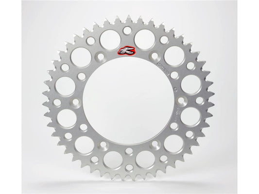 Renthal 49-Tooth Silver Aluminum Rear Sprocket for Honda