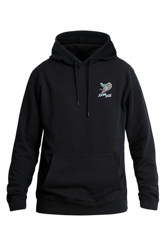 JOHN DOE Snake II capuchontrui zwart XL