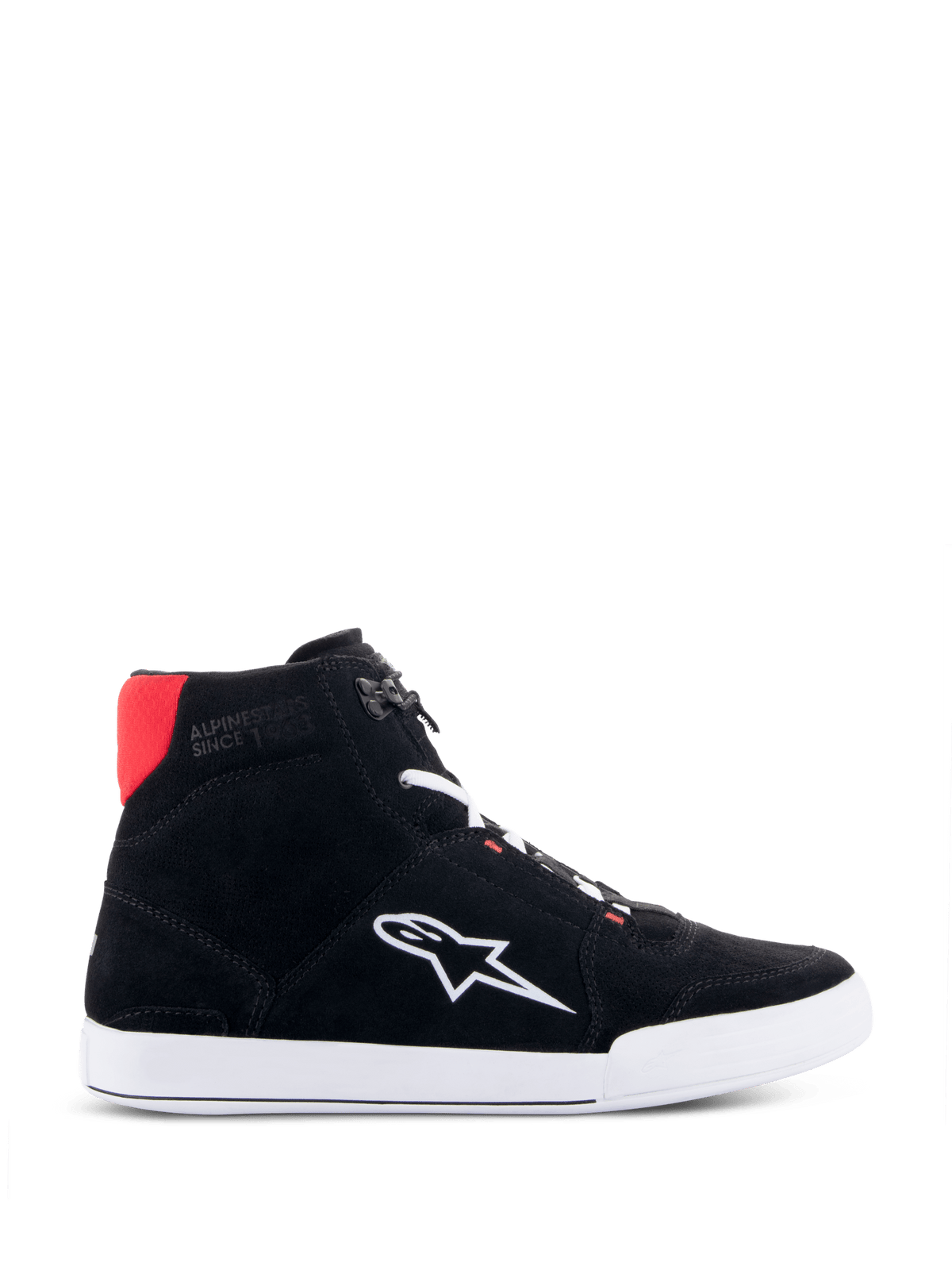 Alpinestars Shoe Chrome Black/White/Red - MxProStoreParts