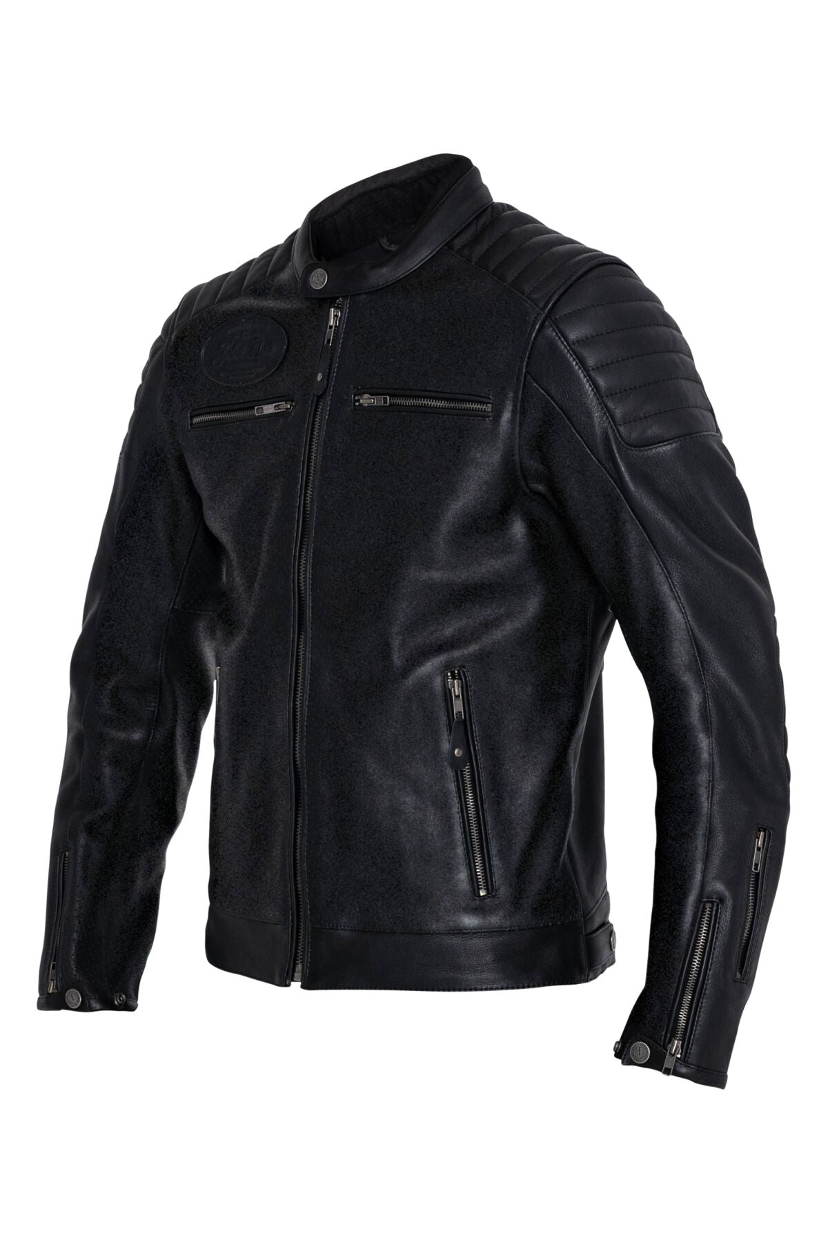 JOHN DOE Dexter leren jas zwart – maat S - MxProStoreParts