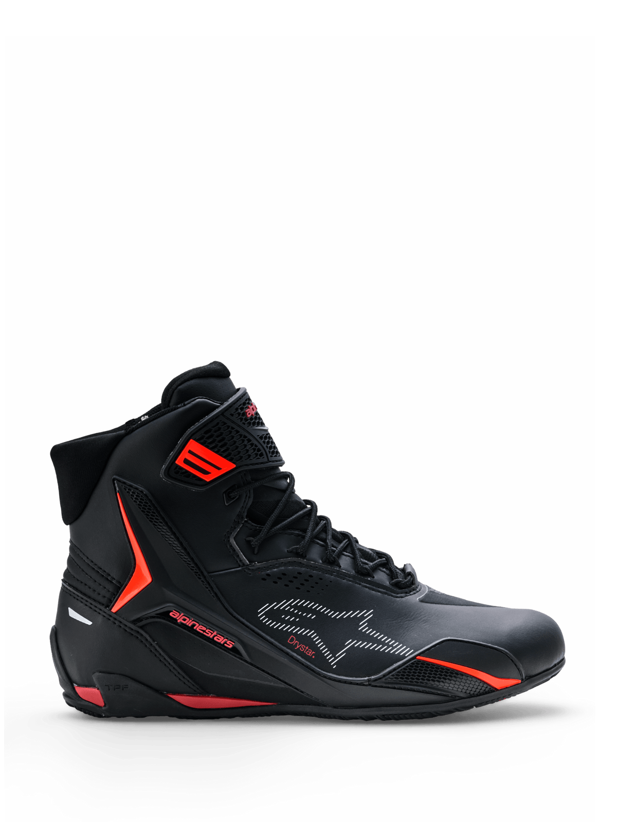 Alpinestars Shoe Faster 4 Drystar Black/Fluo Red - MxProStoreParts