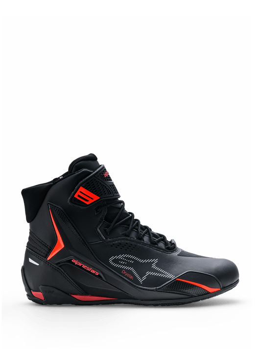 Alpinestars Shoe Faster 4 Drystar Black/Fluo Red