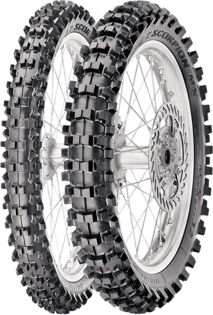 Pirelli Scorpion MX 32 Mid Soft Pneu arrière 80/100-12 - MxProStoreParts