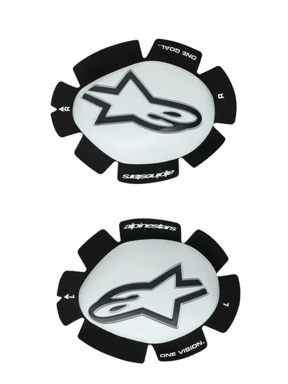 Alpinestars GP Plus Knee Slider White/Black – 6400226-21 - MxProStoreParts