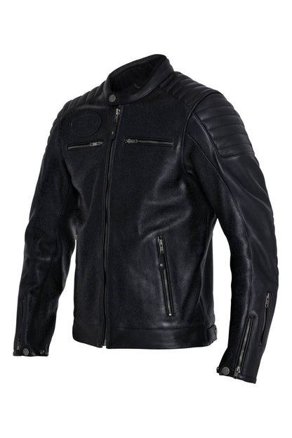 JOHN DOE Dexter leren herenjas zwart 2XL