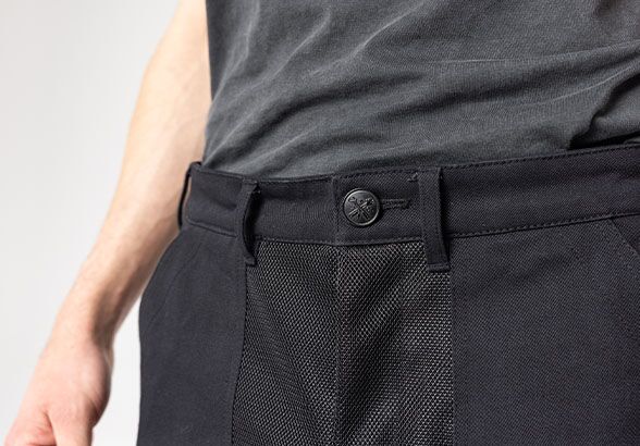 JOHN DOE Aero Mesh herenmotorbroek zwart 32/32 - MxProStoreParts