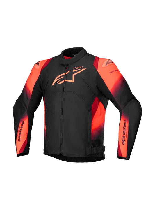 Alpinestars Jacket T-SP 1 v2 Waterproof Black/Red Fluo