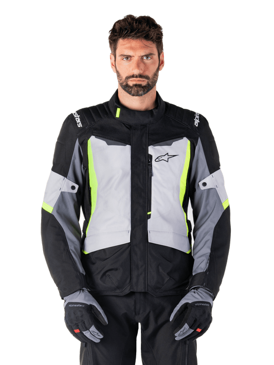 Alpinestars Jacket ST-1 Waterproof Ice Gray/Black/Yellow Fluo