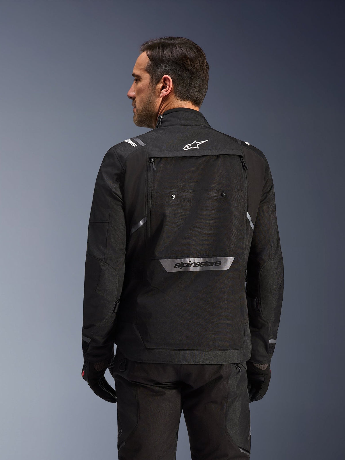 Alpinestars Cusco Drystar motorjas heren zwart - MxProStoreParts