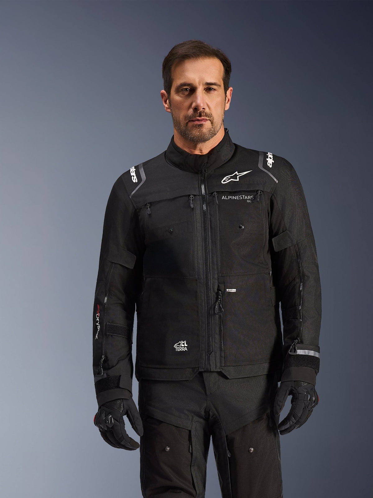 Alpinestars Cusco Drystar motorjas heren zwart - MxProStoreParts
