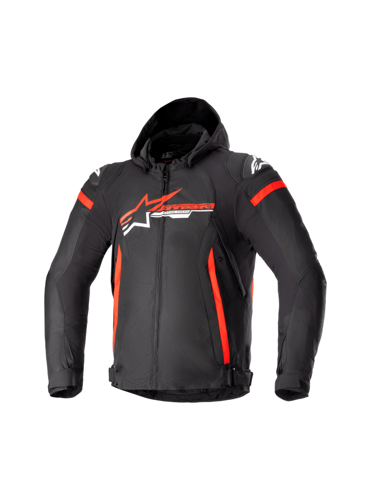 Alpinestars Textile Jacket Zaca Waterproof Black/Red/White - MxProStoreParts