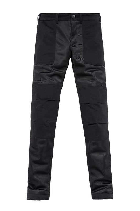 JOHN DOE Aero Mesh textiele herenmotorbroek zwart 36/32