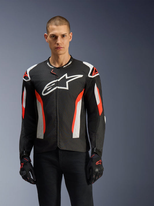 Alpinestars Jacket T-GP Air Black/Red Fluo