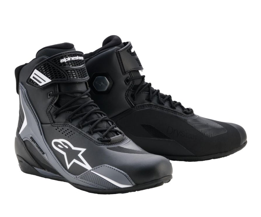 Alpinestars Shoe Faster 4 Drystar Black/Gray/White - MxProStoreParts