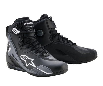 Alpinestars Shoe Faster 4 Drystar Black/Gray/White - MxProStoreParts