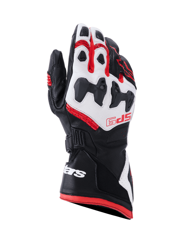 Alpinestars Gloves SP-9 Black/White/Red - MxProStoreParts