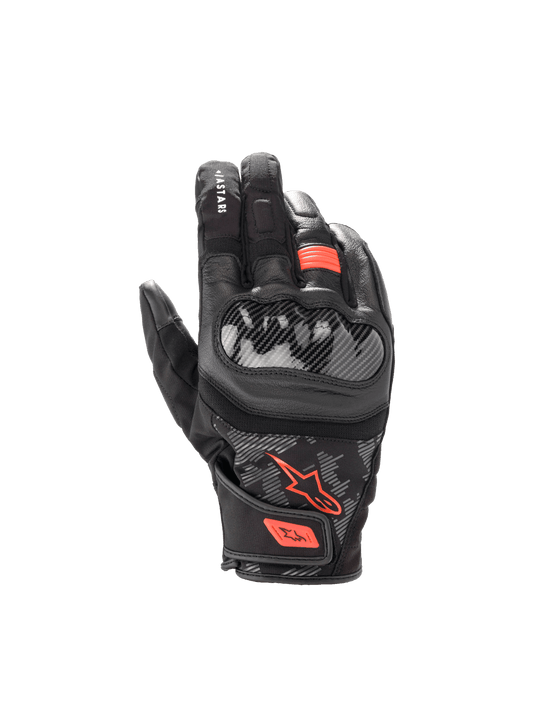 Alpinestars Glove SMX Z Drystar Black/Red Fluo