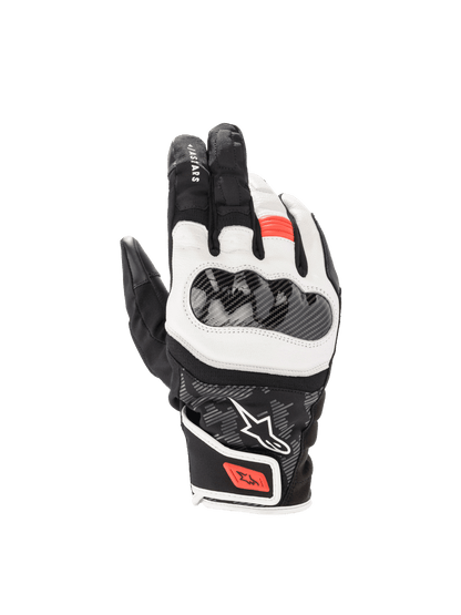 Alpinestars Glove SMX Z Drystar Black/White/Red Fluo - MxProStoreParts