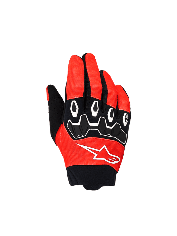 Alpinestars Gants Full Bore V2 Jeunes 2027 Rouge Vif Noir - MxProStoreParts