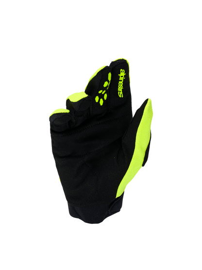 Alpinestars Gants pour jeunes Full Bore V2 Jaune Fluo Noir - MxProStoreParts