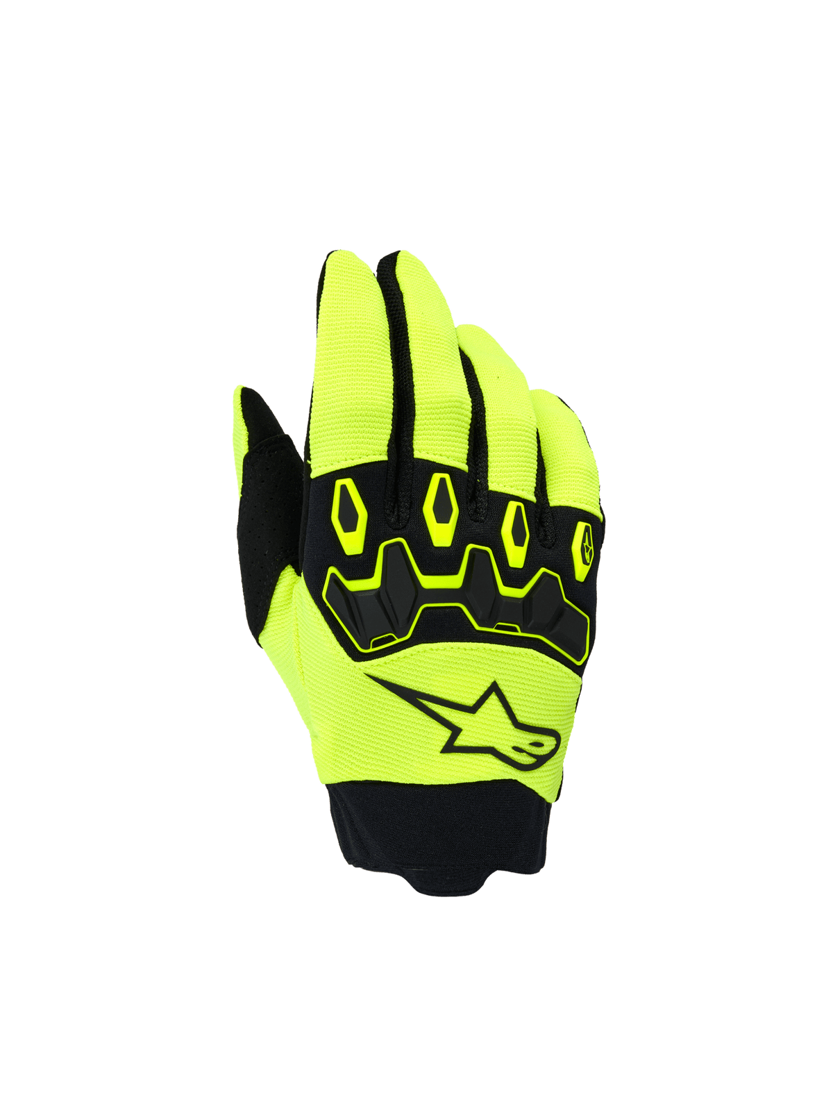 Alpinestars Gants pour jeunes Full Bore V2 Jaune Fluo Noir - MxProStoreParts