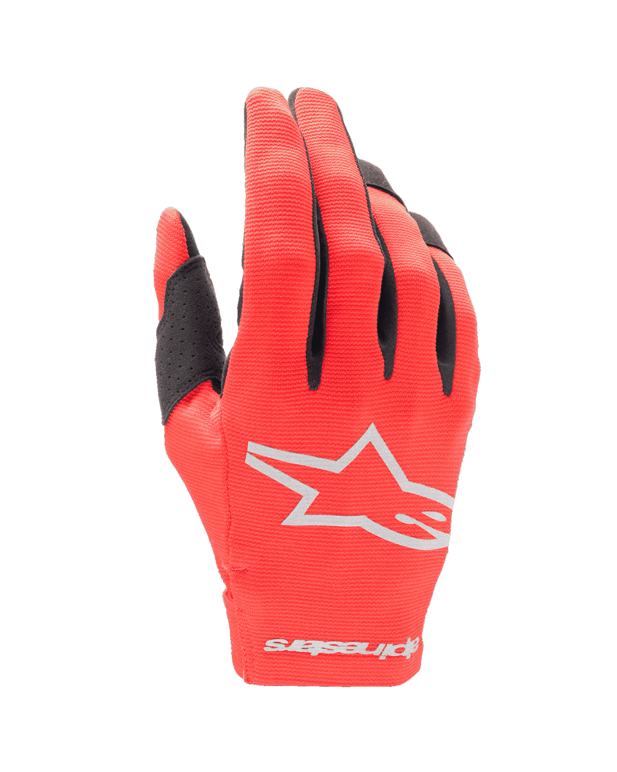 Alpinestars Radar Jugend Handschuhe Mars Rot Silber - MxProStoreParts