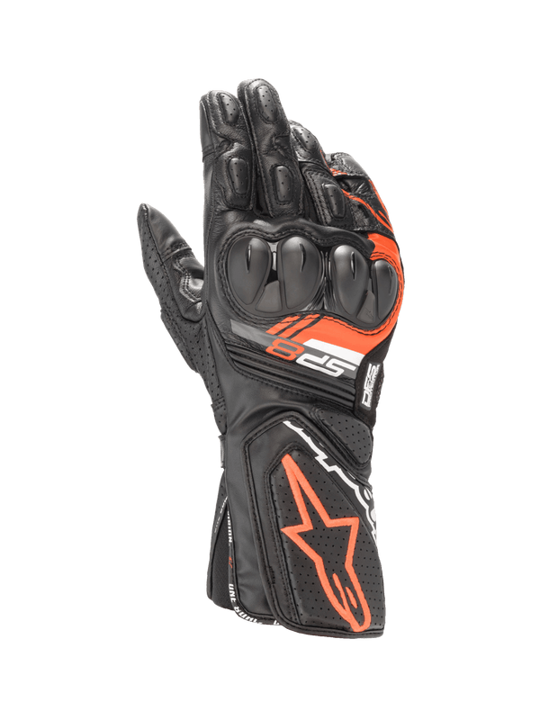 Alpinestars Glove SP-8 v3 Black/Fluo Red - MxProStoreParts