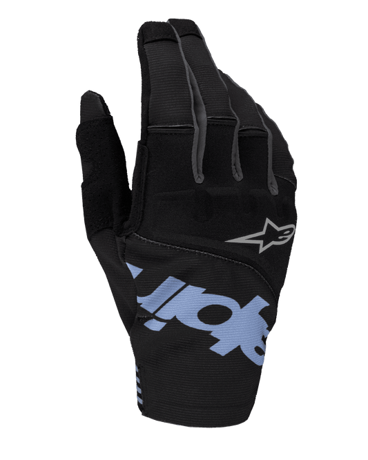 Alpinestars Techstar Gants de Motocross Noir Stretch Ripstop Néoprène