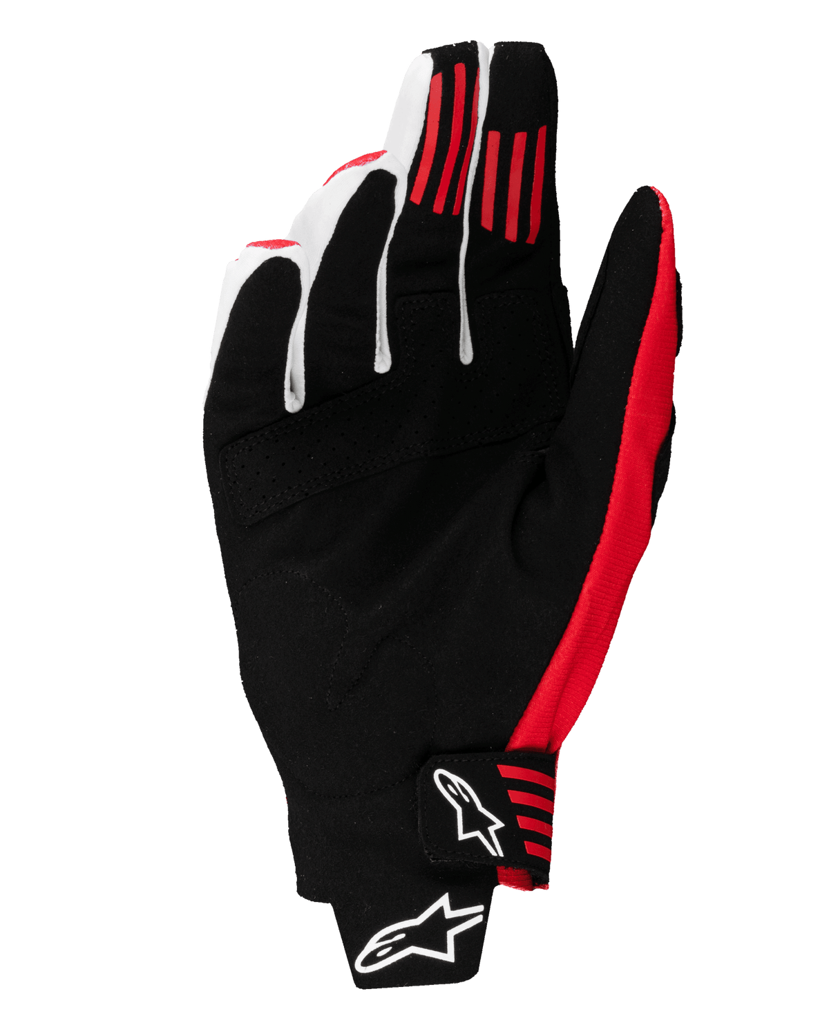 Alpinestars Techstar Gants de Motocross Noir Rouge Vif - MxProStoreParts