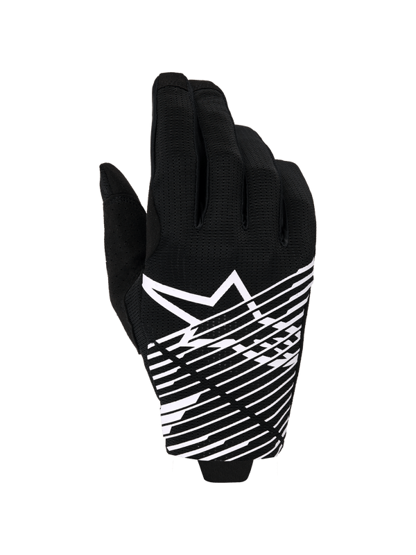 Alpinestars Radar Pro Motocross Gloves Ultra-Lightweight Breathable Black White - MxProStoreParts