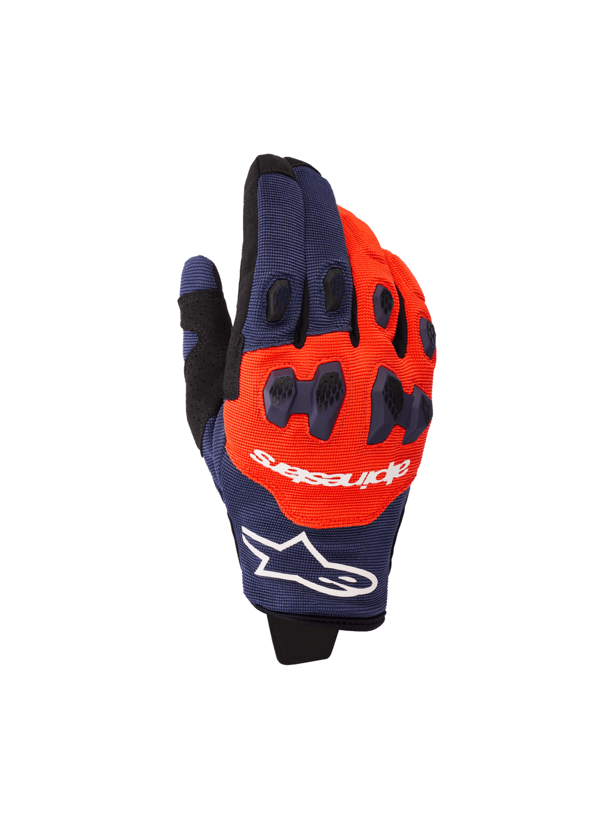 Alpinestars Pro-Dura Gants 2026 Bleu Foncé Orange Fluo Blanc - MxProStoreParts