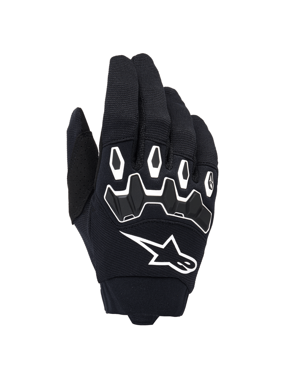 Alpinestars Full Bore V2 Gants de Motocross Protège-noselles TPR Noir et Blanc - MxProStoreParts